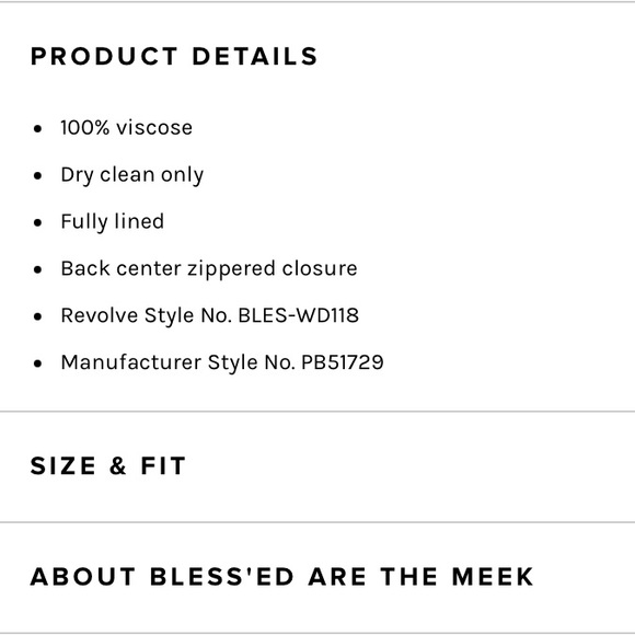 Revolve Blessed Are The Meek Ivory Crepe Beaded Sequin Studded Embellished Dress - Picture 7 of 9